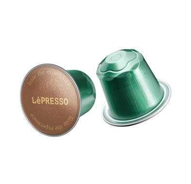 LePresso Aluminum capsules for Nespresso 100% Arabica - G...