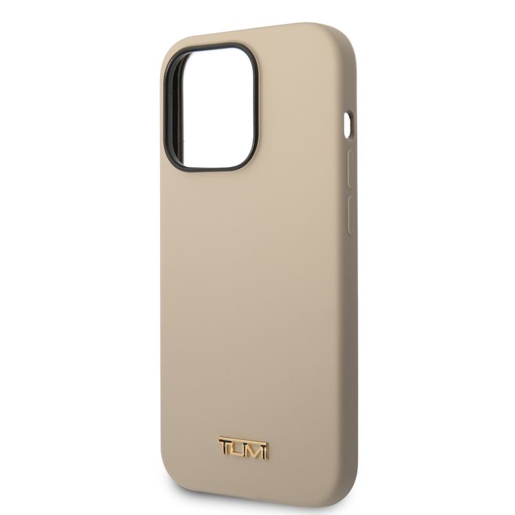 Tumi HC Liquid Silicone Case For iPhone 14 Pro - Brown