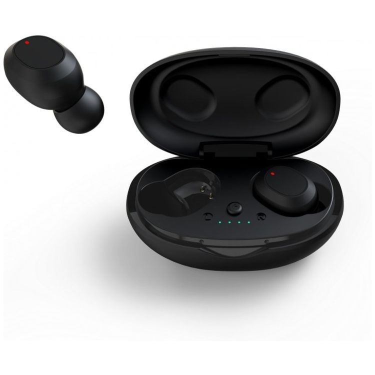 Devia Joy A1 Series TWS Wireless Earphone with HD Noise Reduction & Durable Life - Ergonomic Design Portable Dual-ear Bluetooth 5.0 Earbuds - HI-Fi Sound Quality - Black