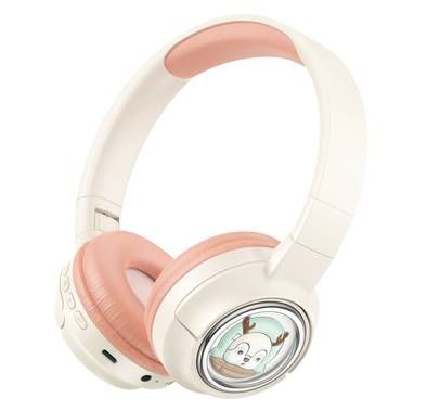 Porodo Soundtec Moose Wireless Kids Headphone, V5.3 Bluet...