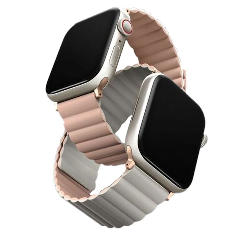 Uniq Revix Reversible Magnetic Apple Watch Strap - Blush