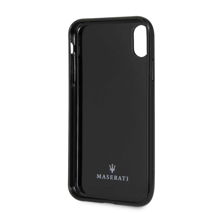 Maserati Gransport GT Real Carbon Hard Case for iPhone Xr - Black