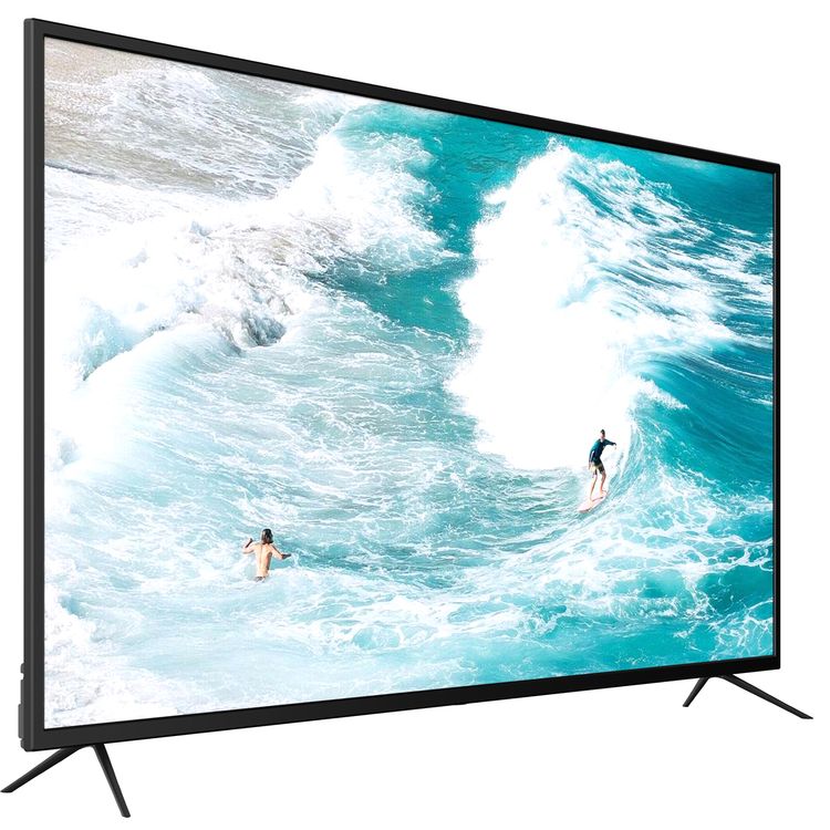 Powerology 4K Break-Proof Android TV 55", Bluetooth 5.0, 150W, Quad-Core ARM Cortex-A53 CPU, UK 3-Pin Plug, x3 HDMI, x1 VGA, x1 Coaxial - Black