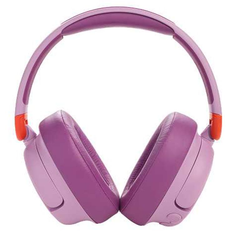 JBL JR460NC Wireless Over-Ear Headphones with Noise Canceling for Kids, Lightweight & Compact Design, Up to 30 Hours Music Play Time, 3 Microphones, Multi-Point Connection, Rechargeable Battery, Built-in Microphone - Pink