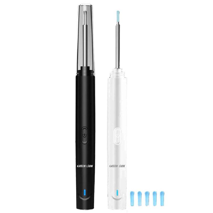 Green Lion Visual Earwax Removal Tool  - White