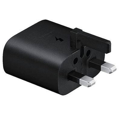 Samsung Travel Adapter 25W 2 pin with USB Type-C to Type-C Cable - Black