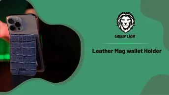 Green Lion Mag Wallet Holder in UAE | Phone Holder - Powerful magnet | Blue Color | (GNLEMAGWALLBL)