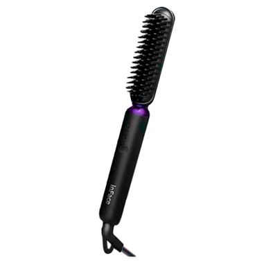 inFace ION Hairbrush Straightener (ZH-10D-BLK(3154116)) - Black