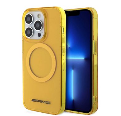 AMG iPhone 15 Pro For Magsafe Transparent Case  - Yellow