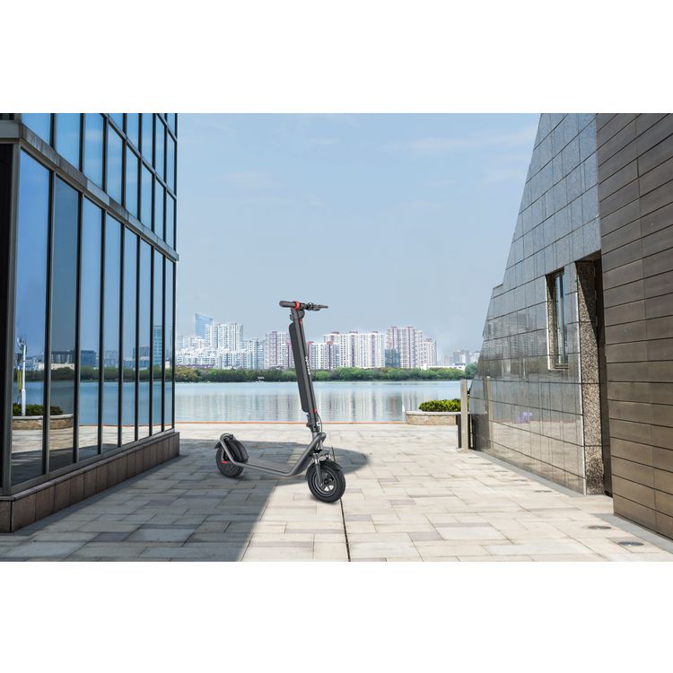 Porodo Lifestyle Advanced Urban Electric Scooter With Phone Mount & Helmet - Gray