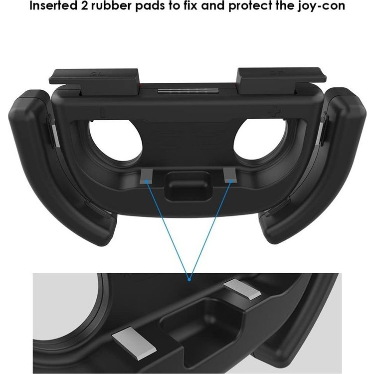 GameSir Nintendo Switch Racing Wheel with Built-in Rubber Pads, Full Button Accessibility, Comfortable Ergonomic Design, Nintendo Switch Joy-Cons Compatibility - Black