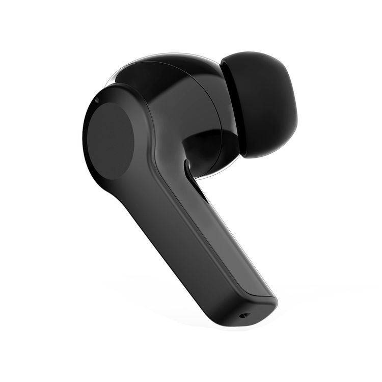 Powerology Earbuds Pro with Active Noise Cancellation, 30 Hours Charging Case Battery Life, 10m Transmission Distance, Bluetooth Version 5.2, Siri Activation - Black