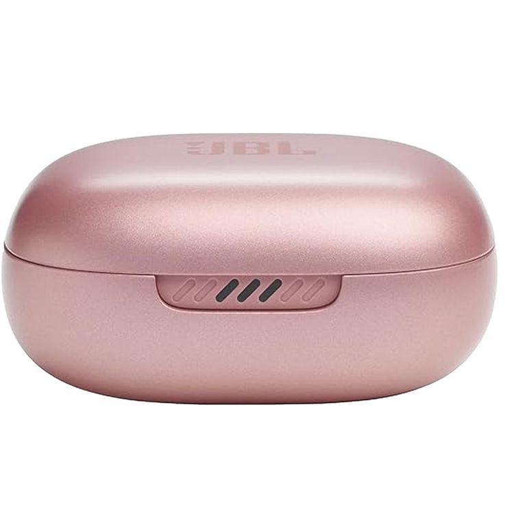 JBL Live Flex True Wireless Earbuds with Adaptive Noise Cancelling, Water & Dust Resistant, Touch Control, Built-in Microphone, Voice Assistant Integration, Multi-Point Connection, JBL Signature Sound - Rose