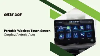 Green Lion Wirreless Android, iOS Touchscreen Monitor (GNPWIRSCPAUBK)