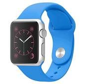 ايجارد من بورودو سوار ساعة سيليكون لساعة ابل ، سوار معصم بديل مناسب ومريح ، أشرطة قابلة للتعديل متوافقة مع ساعة ابل 44ميلي / 42ميلي - ازرق