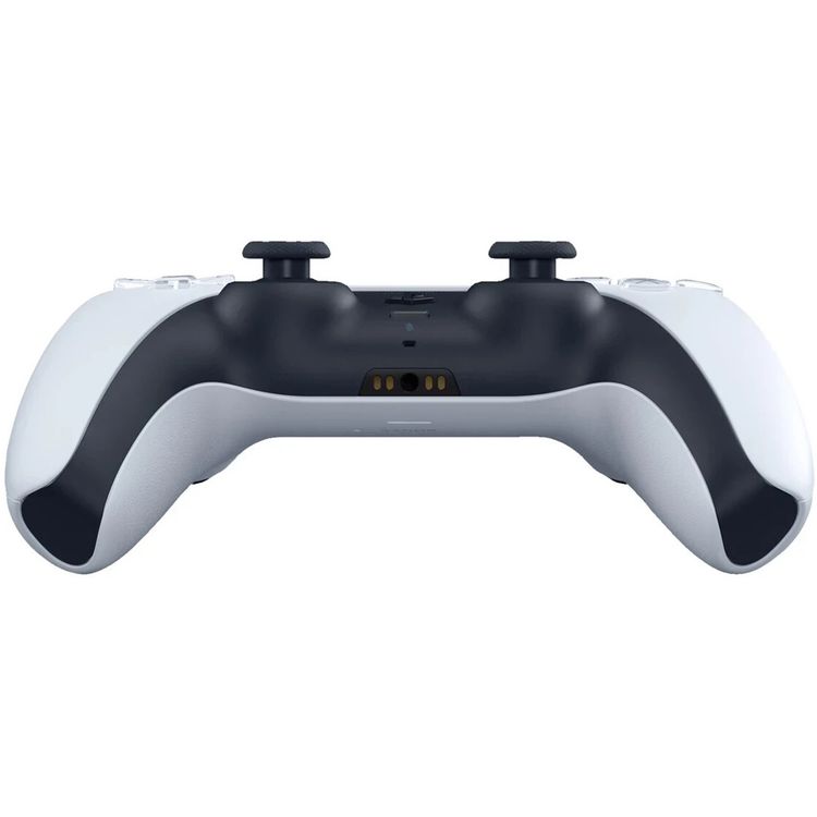 Sony PS5 PlayStation Dual Sense Wireless Controller with Built-in Microphone & Speaker, Haptic Feedback, 14 Keys Total, Adaptive Triggers, Motion Sensor - White