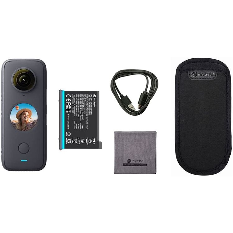 كاميرا أكشن Insta360 One X2 360 درجة - أسود