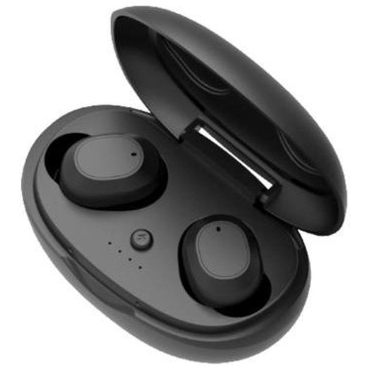 Devia Joy A1 Series TWS Wireless Earphone with HD Noise Reduction & Durable Life - Ergonomic Design Portable Dual-ear Bluetooth 5.0 Earbuds - HI-Fi Sound Quality - Black