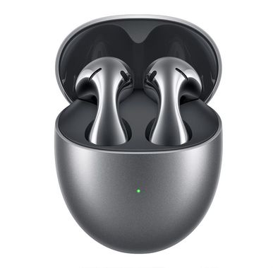 Huawei Freebuds 5 True Wireless Earbuds, Active Noise Cancelation, Up to 30 Hours Music Playback, USB Type-C Charging Port - Silver Frost