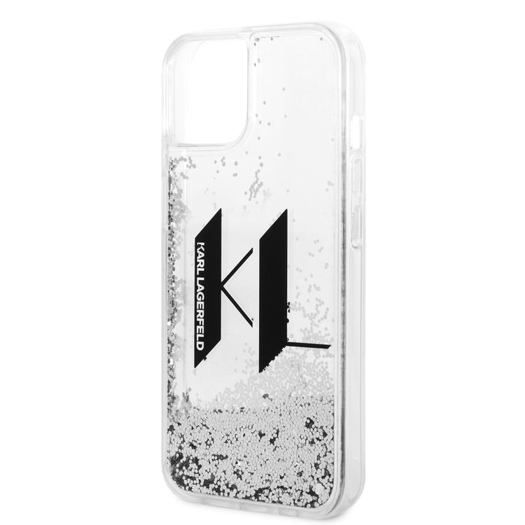 Karl Lagerfeld Liquid Glitter Case Big KL Logo