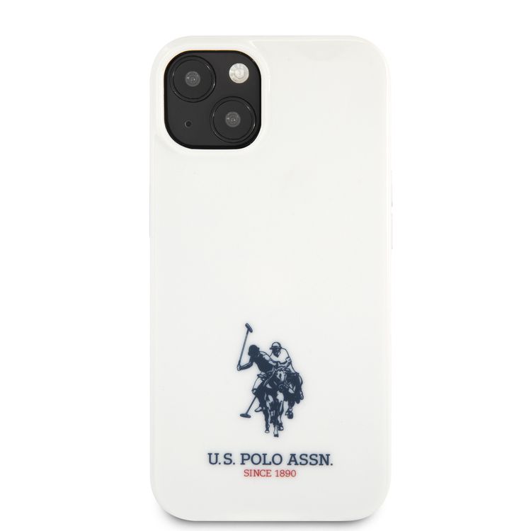 CG MOBILE U.S. Polo Assn. Full TPU Mini Horses Logo USPA Compatible for iPhone 13 (6.1") Drop Resistant, Easy Access to All Ports, Anti-Scratch