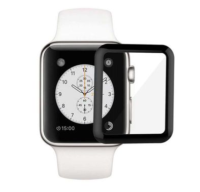 واقي شاشة زجاجي ثلاثي الأبعاد من Green Lion لسلسلة Apple Watch 1/2/3 44 مم