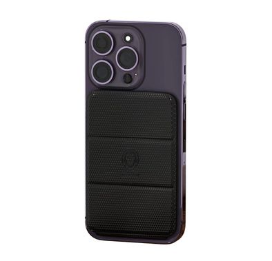 Green Lion MagSafe Wallet & Stand - Black