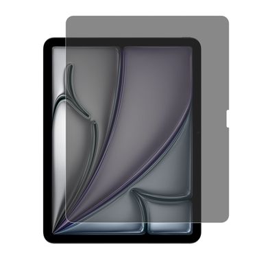 Levelo High Silicone Aluminum Glass Privacy Screen Protector for iPad Air 13" 2024, Scratch Resistance, Touch Sensitivity, Hydrophobic & Oleophobic Coating - Privacy