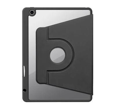 Green Lion Transparent Folio Case For iPad 10.2 7/8/9, Powerful Magnet, Auto Wake Up - Black