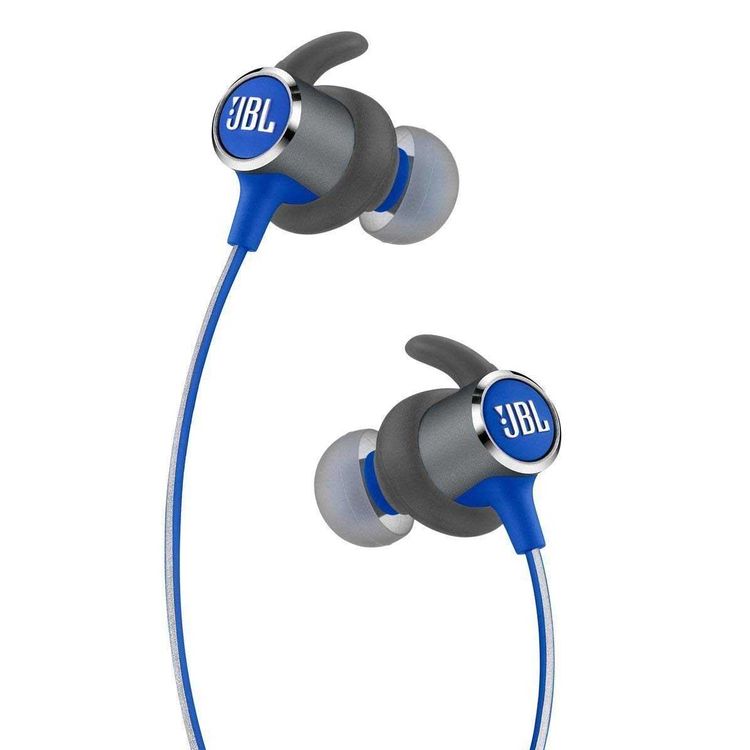 JBL REFMINI2BLU Reflect Mini 2 Lightweight Wireless Sport Headphones With Microphone for Hands Free Calling - Blue