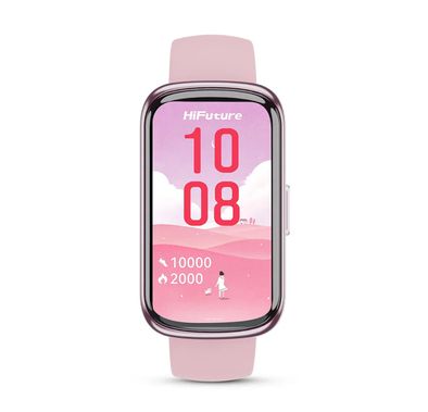 HiFuture EVO2 Smart Watch with 1.47" IPS Display, Up to 7 Days Battery Life, Health Monitoring, Calorie & Step Count, Lightweight Design - Rose Gold