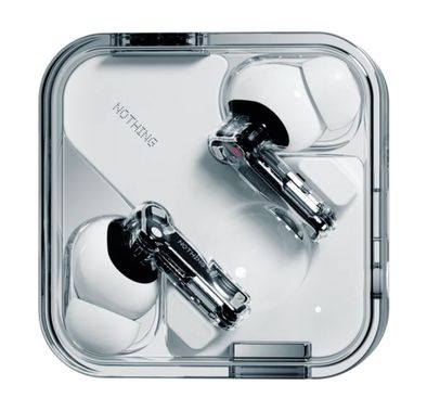 Nothing Wireless Earphone, 49h Playback, BT 5.3, Low Lag, ANC, Wear Detection, Voice Control, Dual Connection, Pinch Control, Clear Voice Technology Supported - White