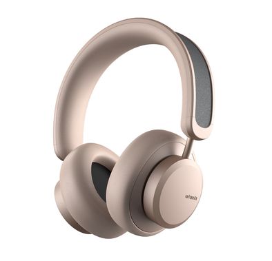 Urbanista Los Angeles Solar-Powered Wireless Headphones with Ambient Sound, Siri and Google Voice Assistant, Compatible with iOS & Android, Virtually Infinite Playtime - Sand Gold