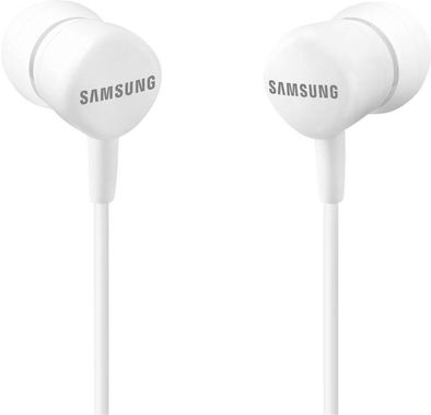 Samsung HS130 Stereo Headset with Microphone, In-Ear Wired Headphones with Built-in Control, 3.5mm Headphone Connector - White