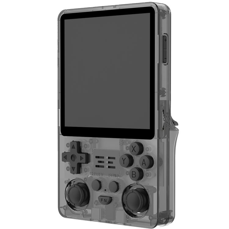 Porodo Gaming Arcade Pro Classic JELOS OS Portable Game Console with 4" IPS Display, Wi-Fi 2.4GHz, 3.5mm Audio Jack and Dual Micro SD Slot - Black