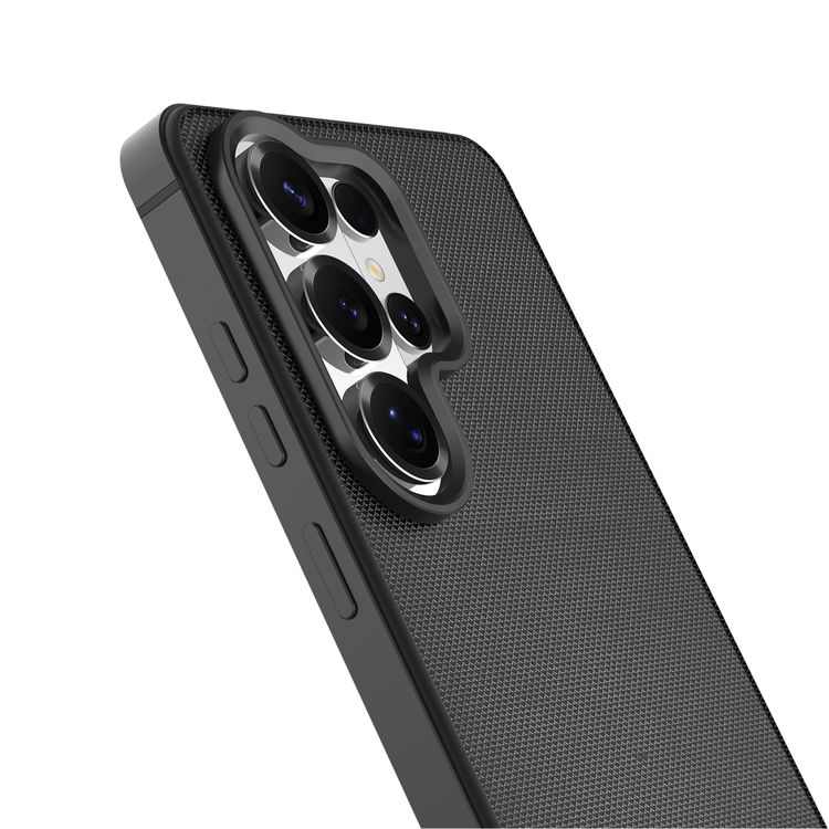 Levelo Cuir Leather Hybrid Case for Samsung Galaxy S26 Ultra with MagSafe Compatibility, Premium PU Leather, 5ft. | 1.5m Drop Tested Height, Strong N52 Magnets, Shock-Resistant Bumper, Comfortable Grip, Aluminum Alloy Frame for Camera & Buttons - Black