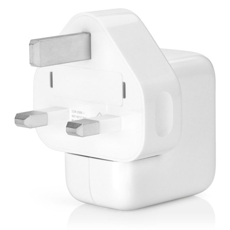 Apple 3-Pin Power Adapter 12W, Compact and Convenient, Compatible with all iPhone, iPad and Apple watch Series, offers fast, efficient charging