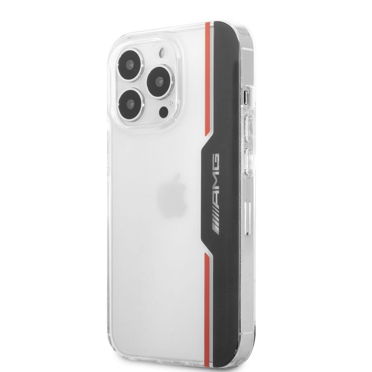 CG MOBILE AMG PC/TPU Hard Case Electroplated Area & Line Compatible for iPhone 13 Pro Max (6.7") Easy Access to All Ports, Shock-Absorption, Anti-Scratch, & Drop Protection