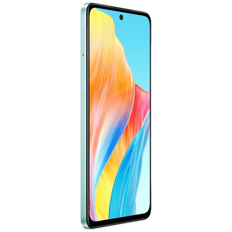 هاتف Oppo A58 4G TRA إصدار، 6.72 بوصة، 8 جيجابايت رام، 128 جيجابايت تخزين، 50 ميجابكسل، شريحتي اتصال، أندرويد 13، GSM، HSPA، LTE - أخضر مبهر