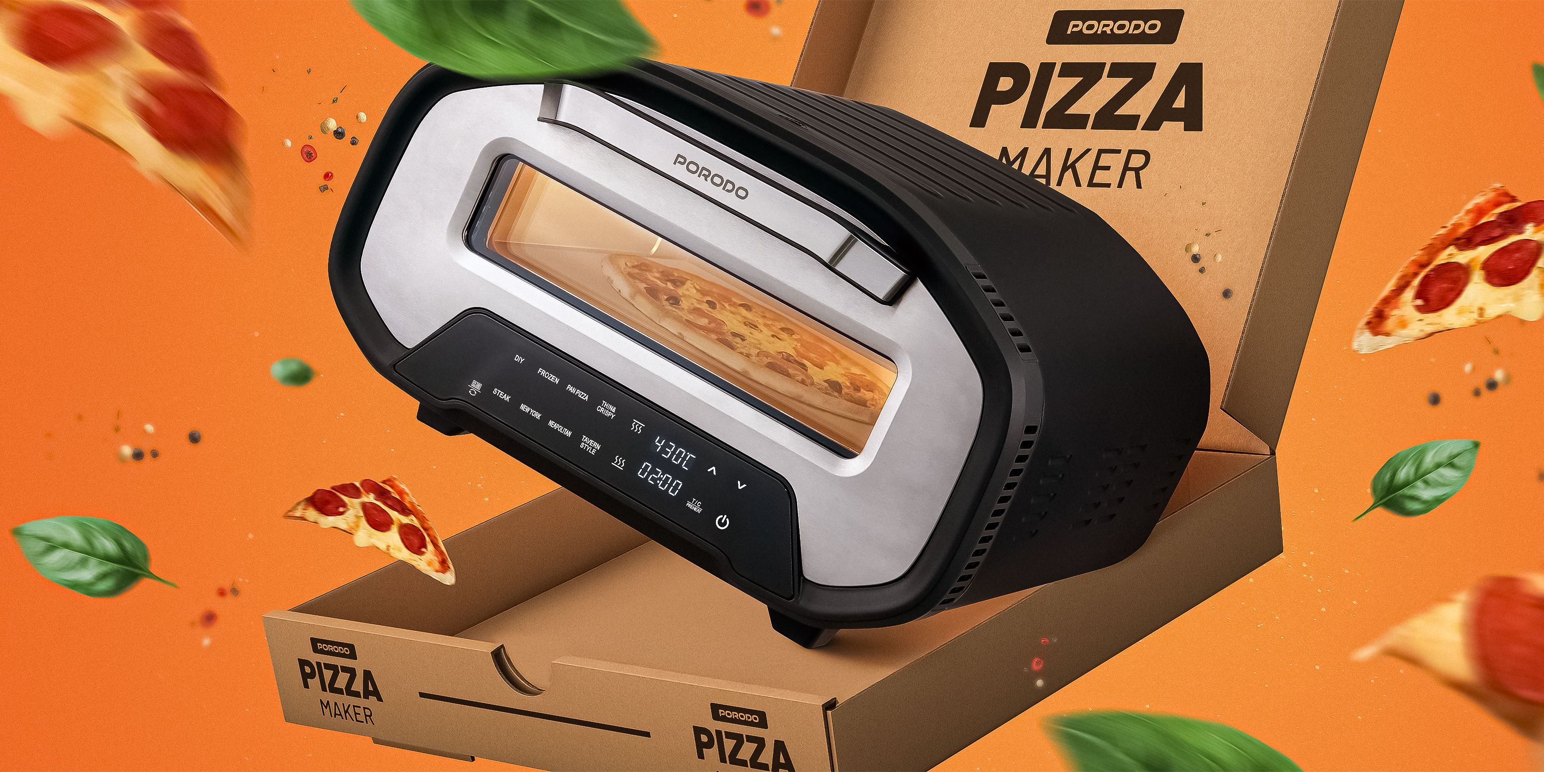 7 Reasons Why The Porodo 12-Inch Indoor Electric Pizza Maker Belongs In Your Kitchen
