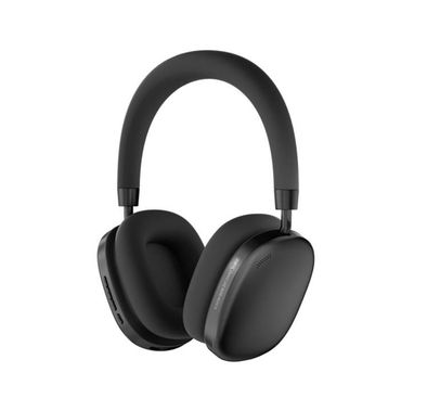 Porodo Soundtec ANC Airpod MAX Wireless Headphones, Voice Assistant, 400mAh Battery Capacity, 2 Hours Charging Time, Up to 51 Hours Working Time, Gaming Mode - Black