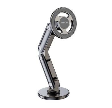 Green Lion Foldable Magnetic Car Mount - Black