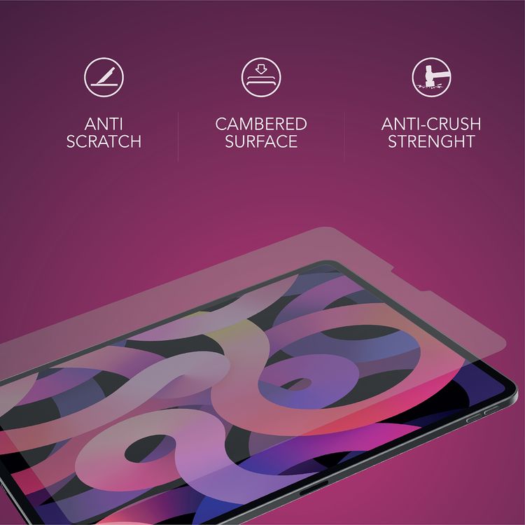 Levelo Laminated Crystal Clear Screen Protector iPad Air 10.9" / iPad Pro 11" - Clear