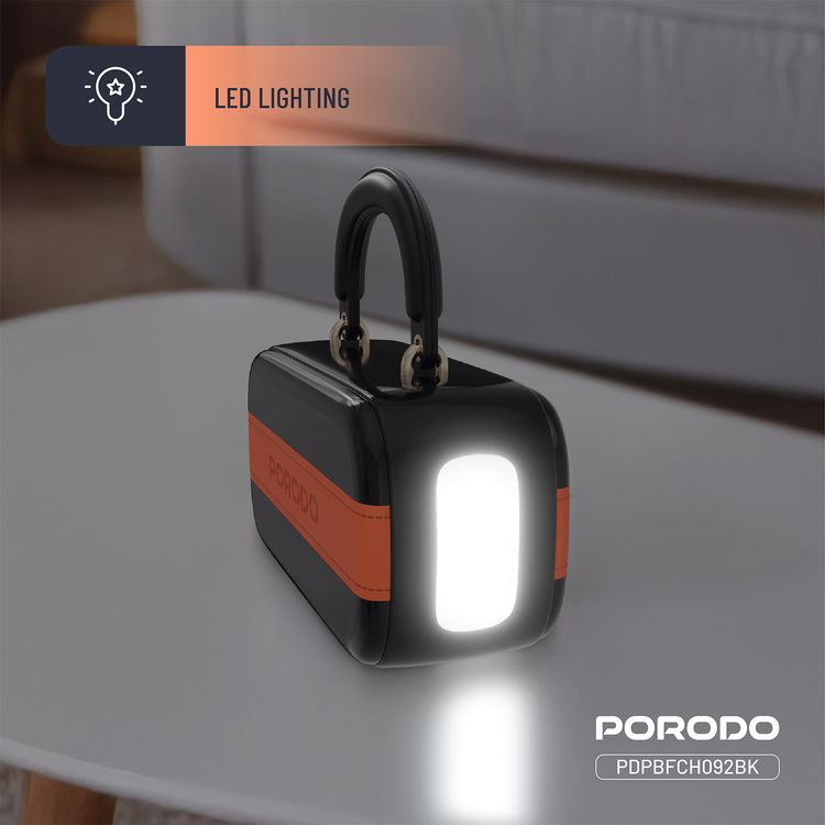 باور بانك بورودو سواي 60000 مللي أمبير ساعة مع إضاءة LED مدمجة، مخرج PD 22.5 واط USB-C مزدوج، مخرج QC 100 واط USB-A مزدوج، إضاءة LED مدمجة، مقبض أنيق