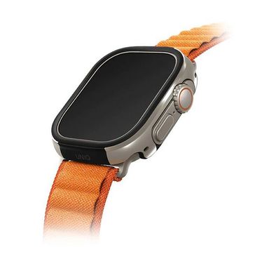 Uniq Valencia Case for Apple Watch Ultra - Titanium Silver