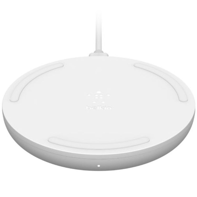 قاعدة الشحن اللاسلكي Belkin BOOST CHARGE™ بقدرة 10 وات - باللون الأبيض