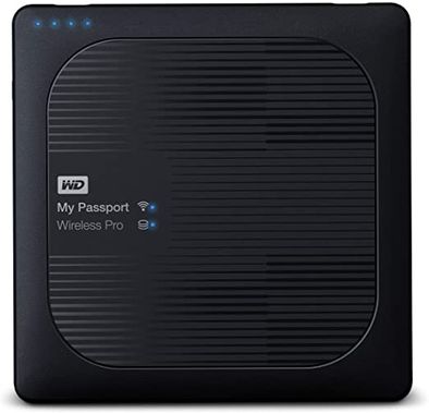 Western Digital My Passport 2TB Wireless and Portable Hard Drive - Black