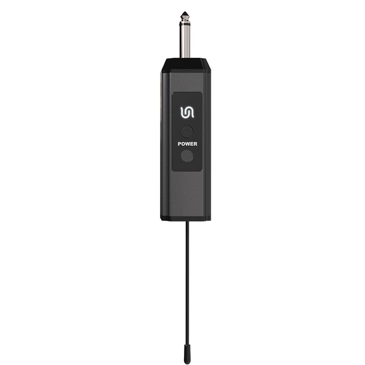 Porodo Soundtec Duo Aluminum Rechargeable Wireless Microphone with Digital Display, High-Quality Sound, 2 Channels, Unidirectional Polar Pattern, DSP Regulating Methods, 25 Meters Receiving Distance - Black