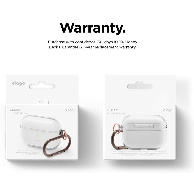 Elago Clear Hang Case لـ Apple Airpods Pro - صافي