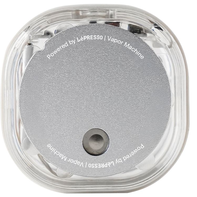 Lepresso Vapor Machine For Coffee Beans with 30mL Water Tank Capacity, Type-C Charging Type, Mist Machine, LED Lighting, Anti-Static, 56 × 56 × 33mm Product Dimensions - Transparent